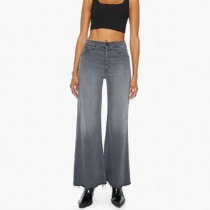 Mother The Tomcat Roller Frayed Wide Leg Jeans Size 28